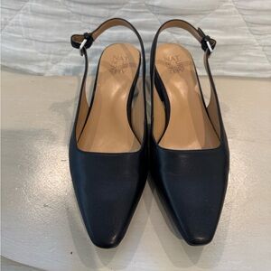 Naturalizer Black Slingback Shoes